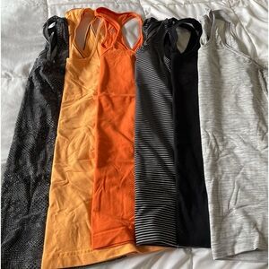 6 Lululemon Tank Tops Sizes 10-12